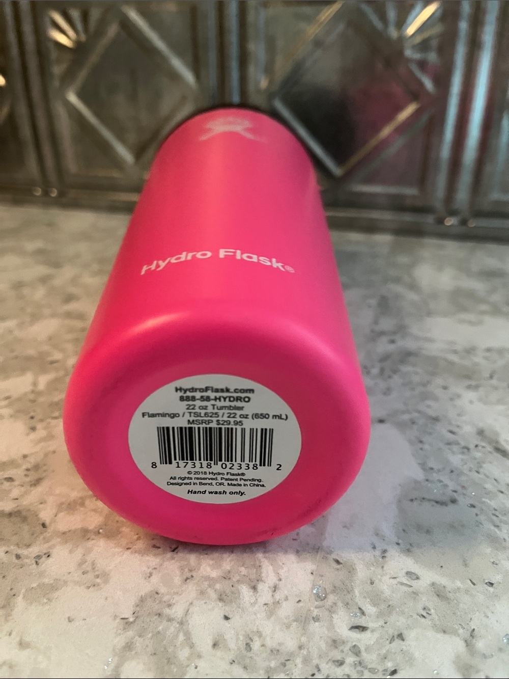 Hydro Flask Neon Pink Insulated Tumbler - Picture 2 of 5